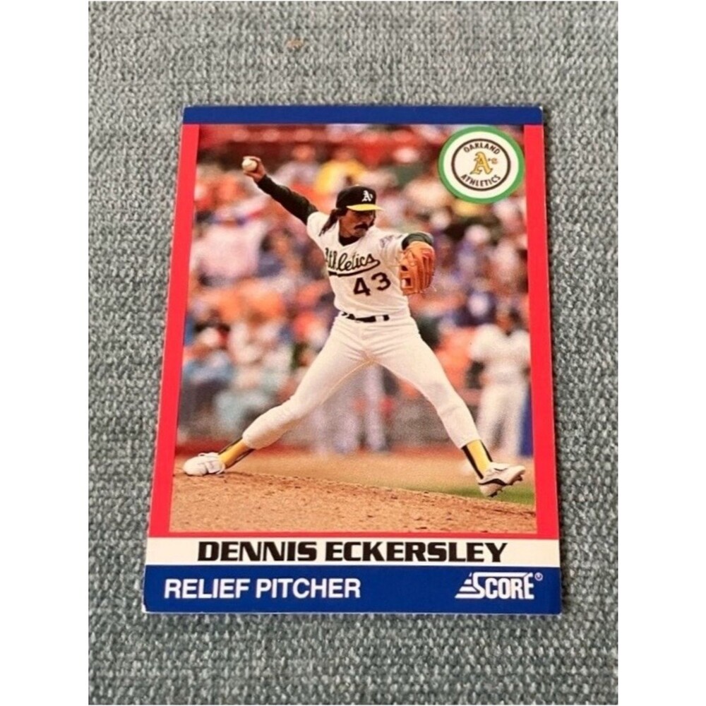 1991 Score Oakland A's Baseball Card Trading Card